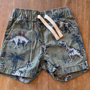 The Children's Place Green Dinosaur Print Shorts